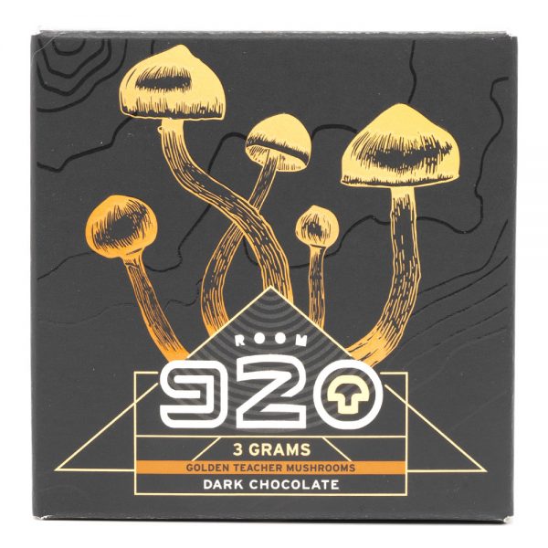 Room 920 – Mushroom Chocolate Bar - Dark Chocolate - 3 Grams | Funguyz Canada