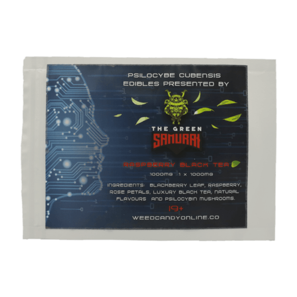 The Green Samurai - Raspberry Black Tea - 1000mg | Funguyz Canada