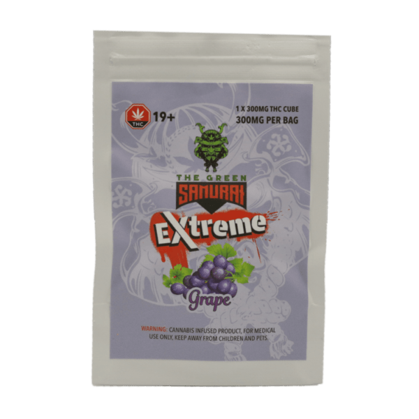 Green Samurai Extreme - Grape Gummy 300mg THC | Funguyz Canada