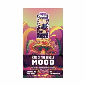 Super Magic Mushroom Bro’s - King of the Jungle MOOD - 400MG Capsules | Funguyz Canada