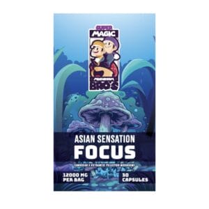 Super Magic Mushroom Bro’s - Asian Sensation FOCUS - 400MG Capsules | Funguyz Canada